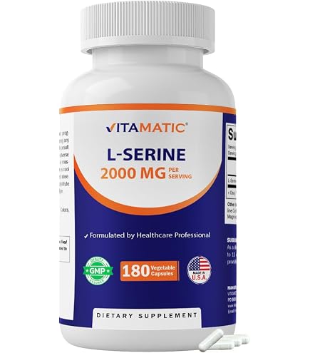 Amazon.com: Nutricost L-Serine 500mg, 120 Capsules, 120 Servings